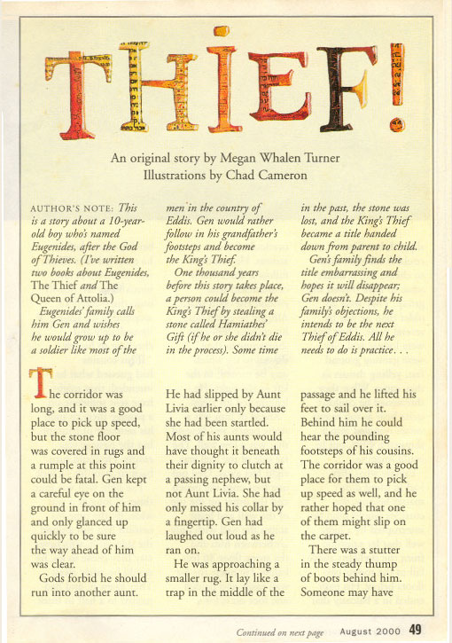 Disney Adventures, Thief!, page 2