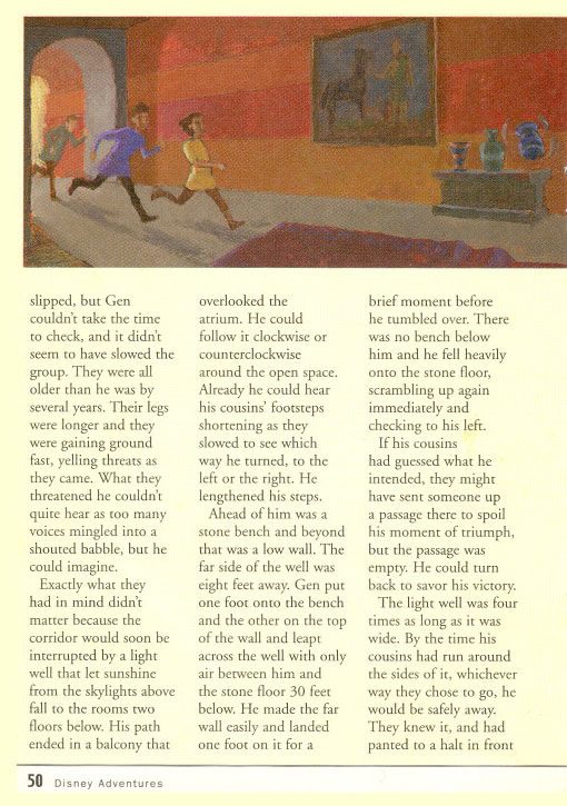 Disney Adventures, Thief, page 3